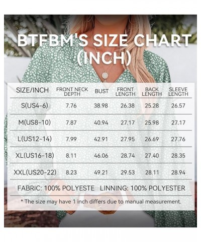 Women Casual Boho Blouse Fashion Floral Shirts V Neck Long Puff Sleeve Lightweight Chiffon Spring Summer Tops 2024 Leopard Gr...