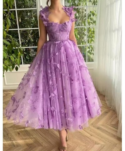 3D Flowers Homecoming Dresses for Teens Tulle Lace Appliques Sweetheart Short Prom Cocktail Dress 2023 A-navy $28.67 Dresses