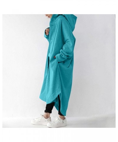 Womens Hoodies Casual Long Sleeve Zip Up Hoodie Fleece Sherpa Jackets for Women Casual Fall 10-mint Green $21.52 Jackets