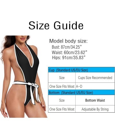 Deep Monokini One Piece Swimsuit for Women Plunging Womens Bathing Suit Exotic Swimsuits Sexy Trikini Bathing Suits 23002-win...