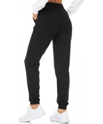 Women's Sweatpant with Pockets,Thermal Joggers for Women Running Casual Pants (S-3XL) Black/Black $17.76 Activewear