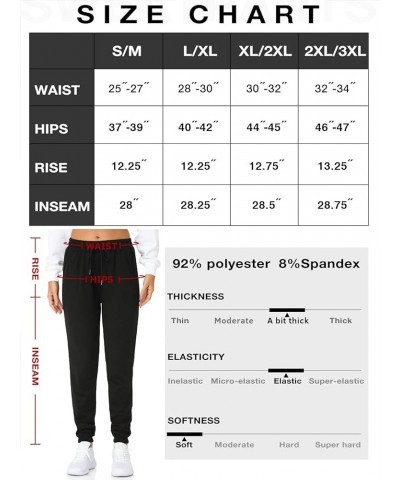 Women's Sweatpant with Pockets,Thermal Joggers for Women Running Casual Pants (S-3XL) Black/Black $17.76 Activewear