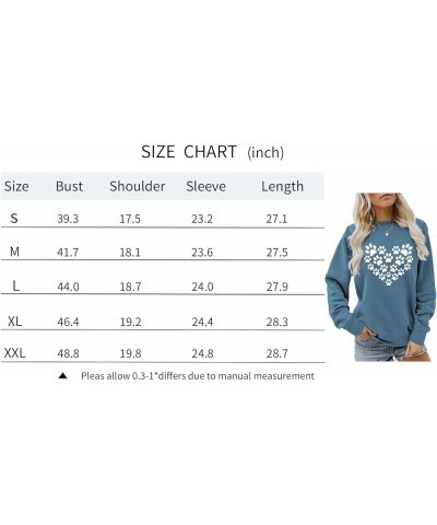 Dog Mom Tshirts for Women Dog Paw Shirt Funny Dog Paw Graphic Print Casual Dog Mom Short Sleeve Tops L-paw Love 03 Grey $10.5...