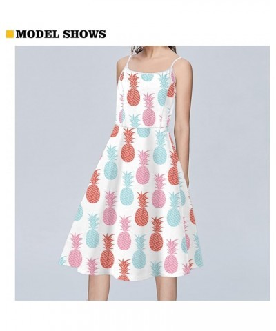 Women Girls Summer Sleeveless Dress Casual Swing Beach Cover Up Knee Length Dresses,Large Size XS-4XL Butterfly $9.03 Swimsuits