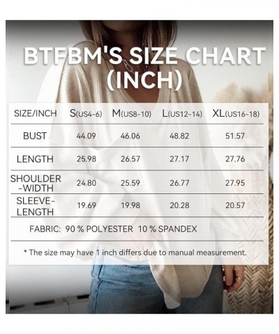 Women's Casual V Neck Ribbed Knitted Shirts Pullover Tunic Tops Loose Balloon Sleeve Solid Color Blouses Top Solid Apricot $2...