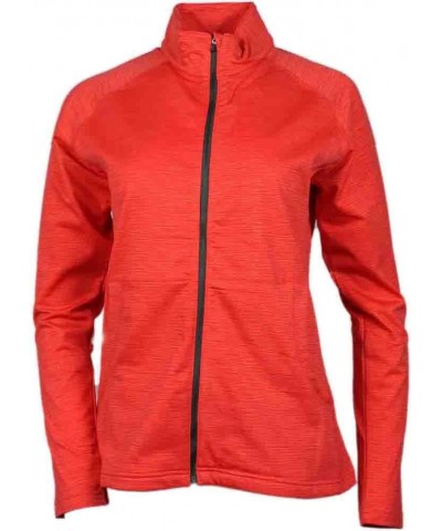 PAGE and TUTTLE Womens Print Textured Layering Jacket Casual Outerwear Athletic - Red Red $8.37 Jackets