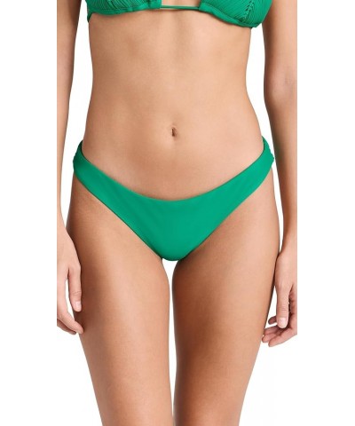 Women's Basic Ruched Bikini Bottoms - Moderate Rise, Fuller Coverage, Womens Swimsuit Bottoms - Full Ireland Green $37.22 Swi...