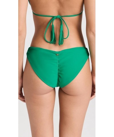 Women's Basic Ruched Bikini Bottoms - Moderate Rise, Fuller Coverage, Womens Swimsuit Bottoms - Full Ireland Green $37.22 Swi...