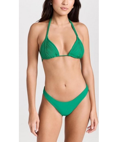 Women's Basic Ruched Bikini Bottoms - Moderate Rise, Fuller Coverage, Womens Swimsuit Bottoms - Full Ireland Green $37.22 Swi...