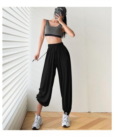 Womens Sweatpants Jogger Pants with Pockets Loose Casual Drawstring Yoga Running Athletic Pant Black $13.72 Pants