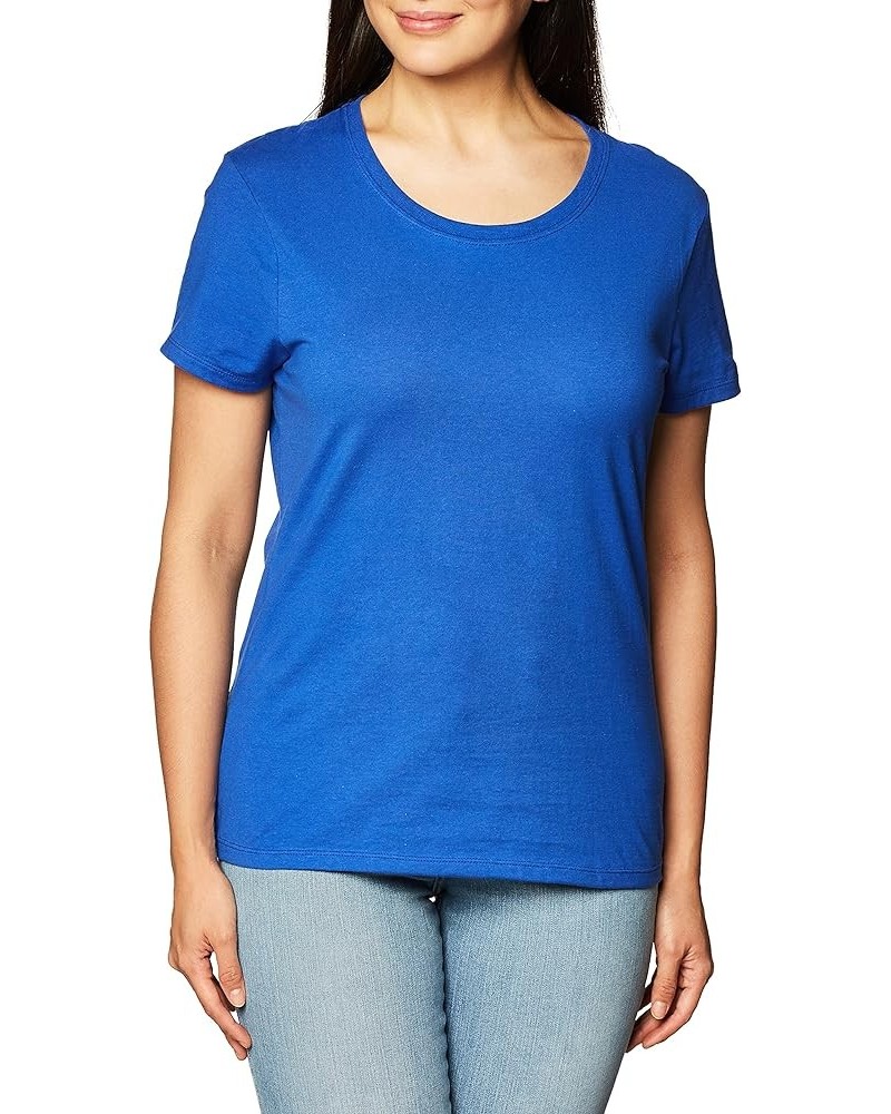 Ladies 4.5 oz., 100% Ringspun Cotton nano-T T-Shirt, DEEP ROYAL Deep Royal Blue $6.93 T-Shirts