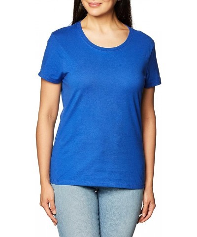 Ladies 4.5 oz., 100% Ringspun Cotton nano-T T-Shirt, DEEP ROYAL Deep Royal Blue $6.93 T-Shirts