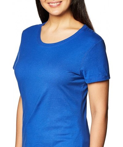 Ladies 4.5 oz., 100% Ringspun Cotton nano-T T-Shirt, DEEP ROYAL Deep Royal Blue $6.93 T-Shirts