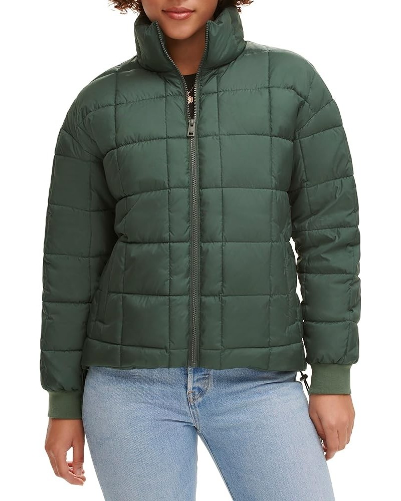 Women's Box Quilted Puffer Jacket Darkest Spruce $47.50 Jackets