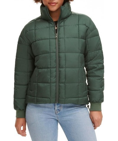 Women's Box Quilted Puffer Jacket Darkest Spruce $47.50 Jackets