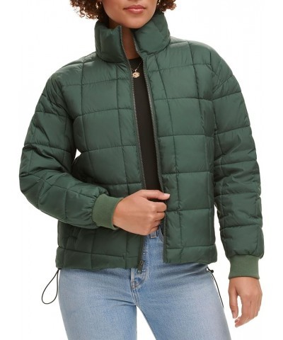 Women's Box Quilted Puffer Jacket Darkest Spruce $47.50 Jackets