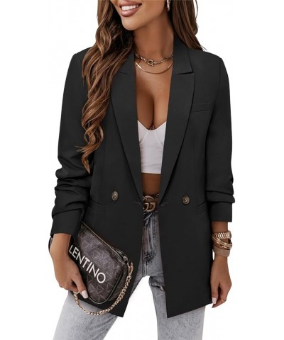 Women Business Casual Blazer Jacket Fashion with Lined Work Professional Suit Jacket Black $28.06 Blazers