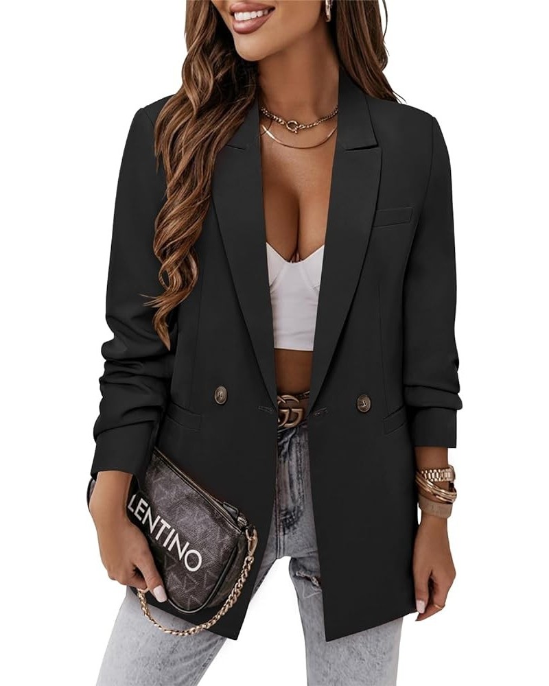 Women Business Casual Blazer Jacket Fashion with Lined Work Professional Suit Jacket Black $28.06 Blazers