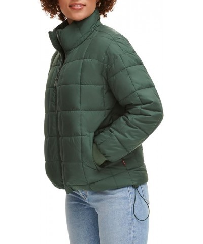 Women's Box Quilted Puffer Jacket Darkest Spruce $47.50 Jackets