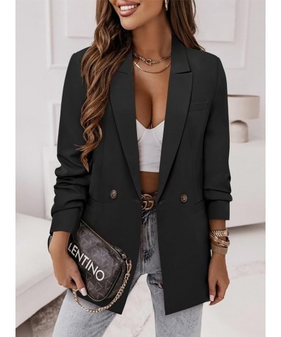 Women Business Casual Blazer Jacket Fashion with Lined Work Professional Suit Jacket Black $28.06 Blazers