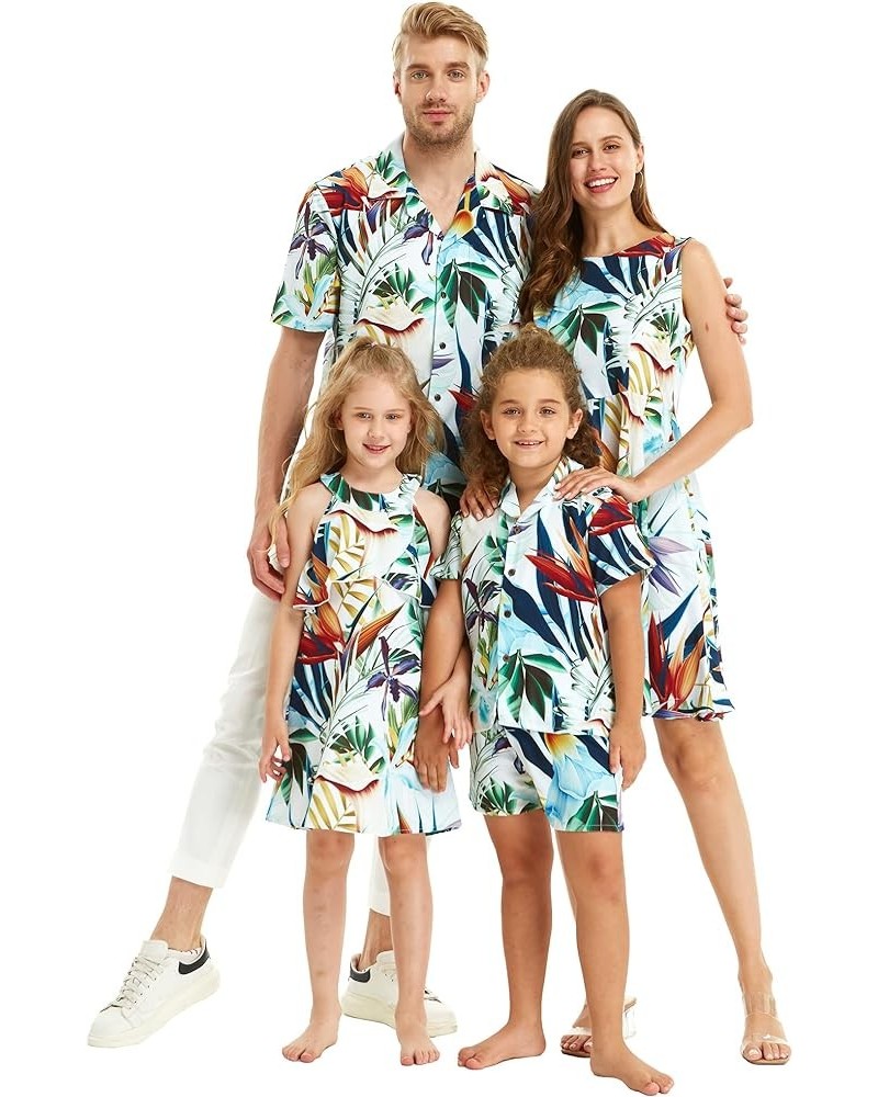 Matchable Family Hawaiian Luau Men Women Girl Boy Clothes in Lost in Paradise Women Women Fit and Flare $12.32 Jewelry