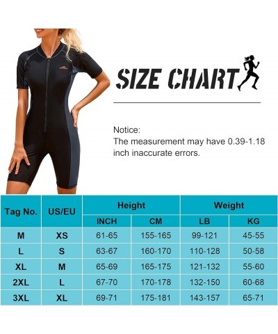 Women's Dive Skins Sun Protection Swimsuit Quick Dry Surfing Diving Suit for Summer 2023 XS-XL X-Small Shorty Grey $26.45 Swi...