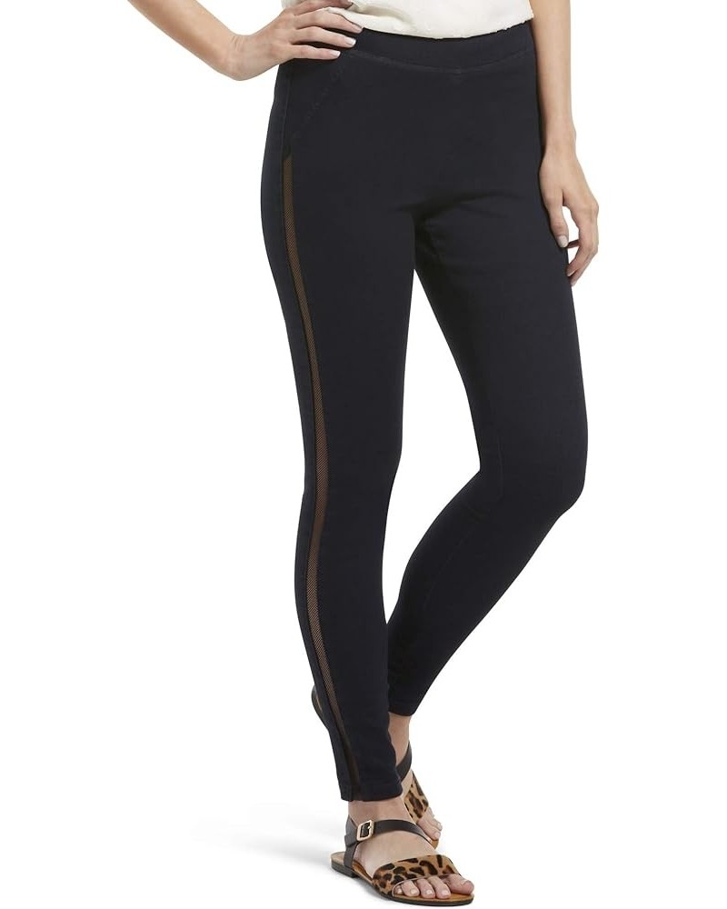 Women's Fashion Denim Leggings, Assorted High Waist Mesh Tuxedo/Black $15.10 Leggings