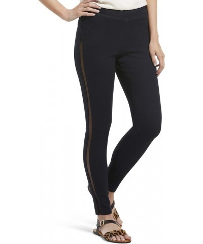 Women's Fashion Denim Leggings, Assorted High Waist Mesh Tuxedo/Black $15.10 Leggings