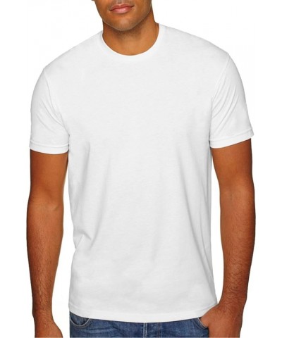 Men's Premium 1X1 Sueded Baby Rib Collar T-Shirt White $8.50 T-Shirts