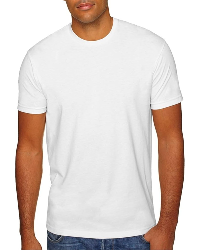 Men's Premium 1X1 Sueded Baby Rib Collar T-Shirt White $8.50 T-Shirts