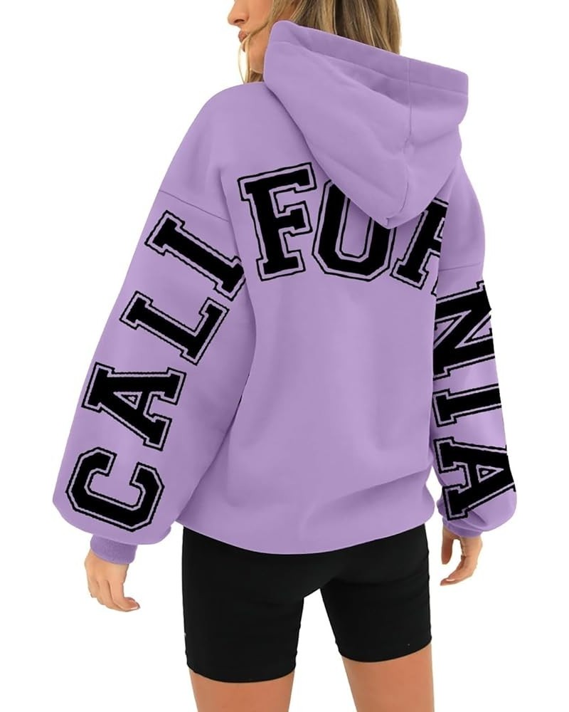 California Hoodies for Women Oversized Long Sleeve Hooded Sweatshirts Vintage Streetwear Fashion Fall Y2K Clothes Casual Tops...