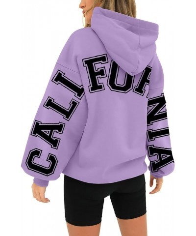 California Hoodies for Women Oversized Long Sleeve Hooded Sweatshirts Vintage Streetwear Fashion Fall Y2K Clothes Casual Tops...