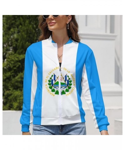 Jamaica Flag Women's Zipper Jacket Women Sweatshirts Print Hoodie Autumn Long Sleeve Tops L X-Small White-1-2 $18.22 Hoodies ...