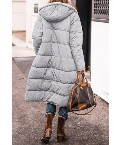 Long Vest for Women Warm Zipper Reversible Fleece Jackets Sleeveless Down Coat with Hood Comfy Fall Sherpa Jacket B-grey $12....