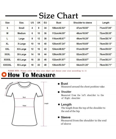 Linen Shirts for Women Plus Size 3/4 Length Sleeve Tops Casual Loose Fit Round Neck Tees 2024 Summer Fashion Blouse Linen Shi...