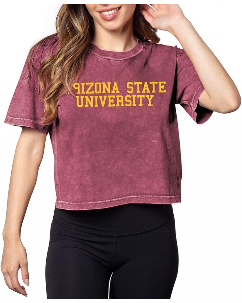 Women's Short 'N Sweet Tee Arizona State Sun Devils Merlot $8.32 T-Shirts