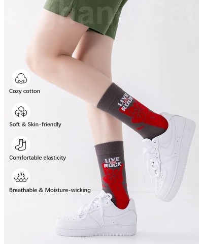 Women's Fashion Cute Cotton Socks Novelty Funny Above Ankle Crew Socks Holiday Gifts for Women 4/5 Pairs Funny Socks - 5 Pair...