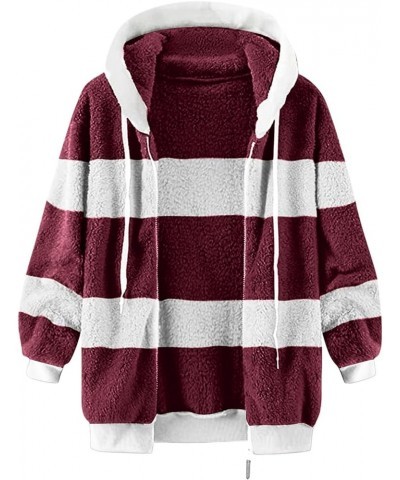 Women's Winter Fleece Shacket Cardigans Warm Comfy Drawstring Zip Up Hooded Sweatshirts Lightweight Sherpa Coats Best Sellers...