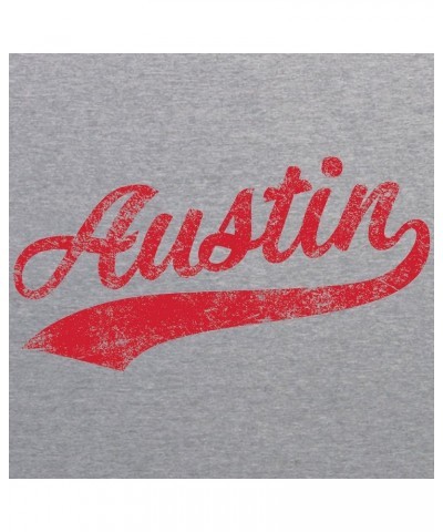 City Baseball Script T Shirt, Hometown Pride Tees Austin Sport Grey $11.28 T-Shirts