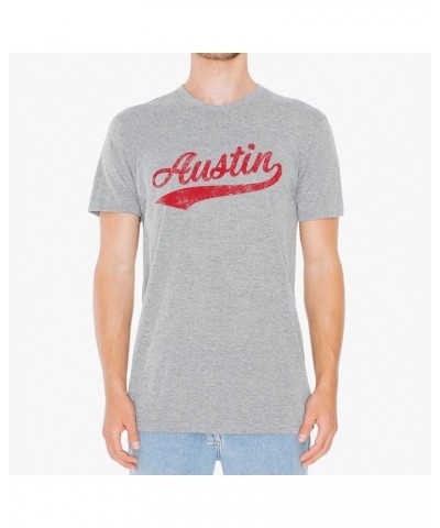 City Baseball Script T Shirt, Hometown Pride Tees Austin Sport Grey $11.28 T-Shirts