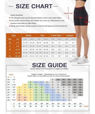 Women's Athletic Shorts High Waist 5" Workout Yoga Biker Spandex Shorts with Drawstring and Pockets Grey $7.41 Activewear