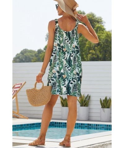 Women's Beach Dress Bikini Beachwear Coverups Casual Vacation Short Summer Halter Dresses Dg30 $15.30 Swimsuits