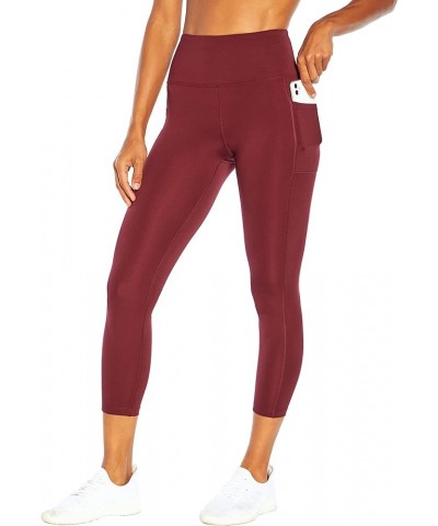 Women's High Rise Pocket Ankle Legging Windsor Wine $20.63 Activewear