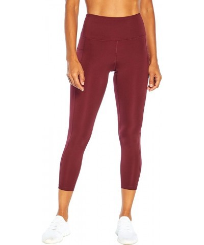 Women's High Rise Pocket Ankle Legging Windsor Wine $20.63 Activewear