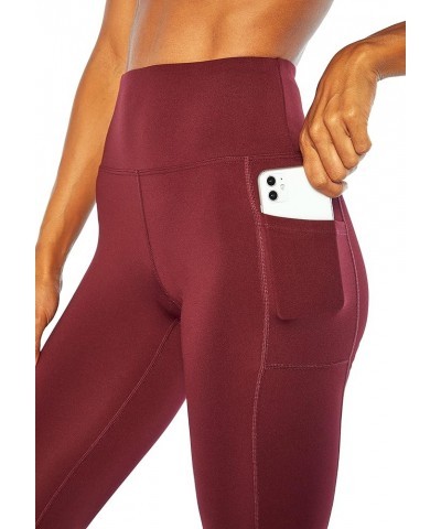 Women's High Rise Pocket Ankle Legging Windsor Wine $20.63 Activewear