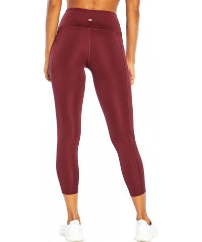 Women's High Rise Pocket Ankle Legging Windsor Wine $20.63 Activewear