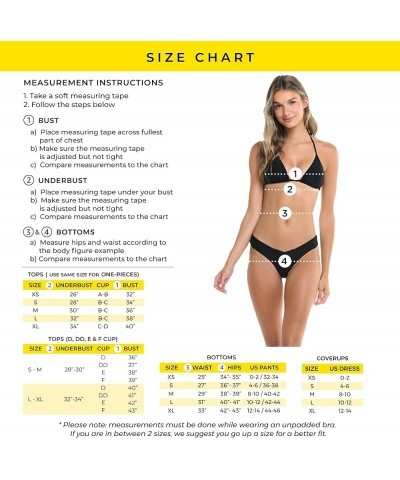 Women's Smoothies Eclipse Solid Surf Rider Bikini Bottom Swimsuit Loquat $16.96 Swimsuits