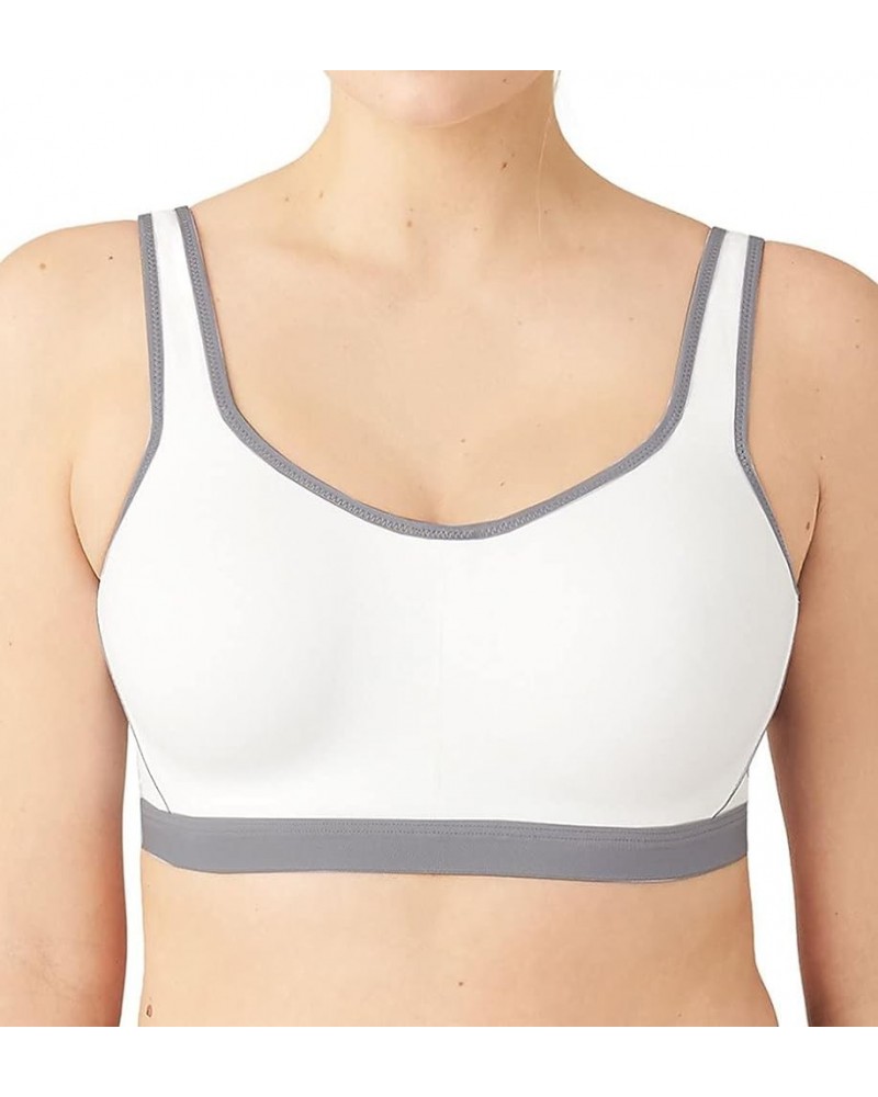 Women's Sport Underwire Bra White/Lilac Gray $12.62 Lingerie