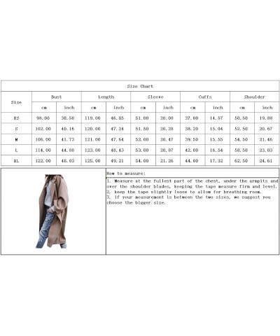 Women's Casual Notched Lapel Single Breasted Work Office Wool Trench Pea Coat Blue $29.03 Coats