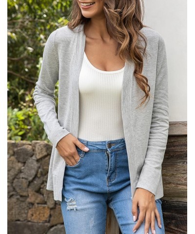 Women's Cardigans Lightweight Long Sleeve Open Front Sweater Cardigan, S-XL 09-light Gray $20.39 Sweaters